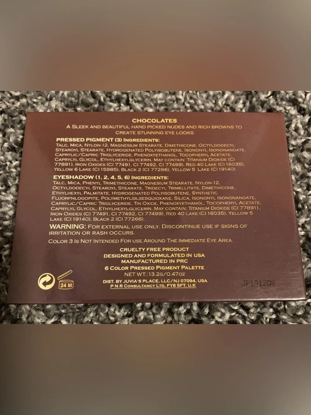 The Chocolates by Juvia’s Place eyeshadow palette